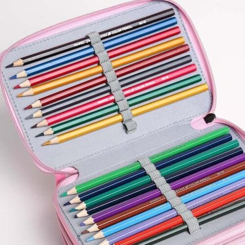 Oxford Fabric School Pencil Case 36 Holes Pencilcase Large Pen Bag Box Multi Kids Multifunction Stationery Pouch