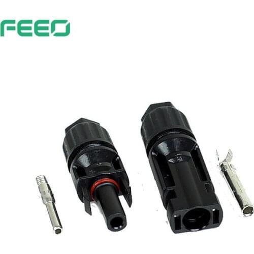 FEEO 10Pairs x Solar Connector male and female，FMC4 Solar Panel Connector 40A 1500V used for Solar Cable 2.5/4/6mm