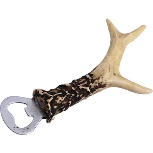 [MGT] American Antler Corkscrew Resin Crafts Beer Retro Corkscrew Crafts Home Decoration Kitchen Restaurant