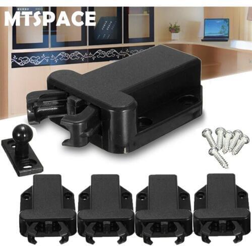 MTSPACE Wholesale 4pcs/Set Push To Open Drawer Cabinet Catch Touch Latch Release Kitchen Cupboard Door ABS Beetles Shape