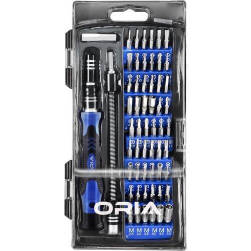 ORIA Precision Screwdriver Bit Set 60-in-1 Magnetic Screwdriver Kit For Phones Game Console Tablet PC Electronics Repair Tool