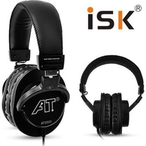 ISK AT2000/AT 2000 Adjustable headband Monitor Headphones for Audio mixing recording DJ monitor,AT2000/AT-2000 180 Degree swivel