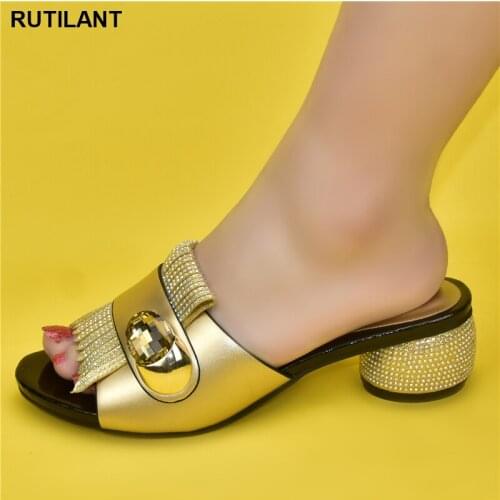 New Arrival Outdoor Party Dress Shoes Bling Bling Slingbacks Open Toe Shoes Shoes for Wedding Women Plus Size Women Shoes 43