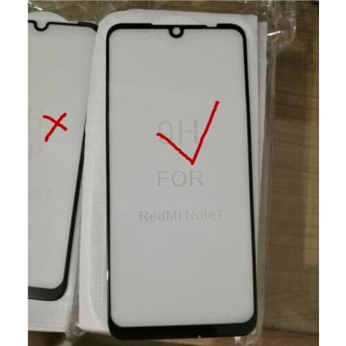New Redmi Note 7 Curved Full Glue Glass Film Screen Protector For Redmi Note 7 6 5 pro 5Plus Note 4X Mi6X Mi9 Mi8 SE F1 Redmi 7