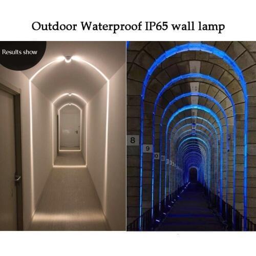 Outdoor Waterproof Ip65 Led Porch Lights Modern Home Decor Up Down Aluminum Wall Lamp For Yard Corridor Balcony Ac85-265v