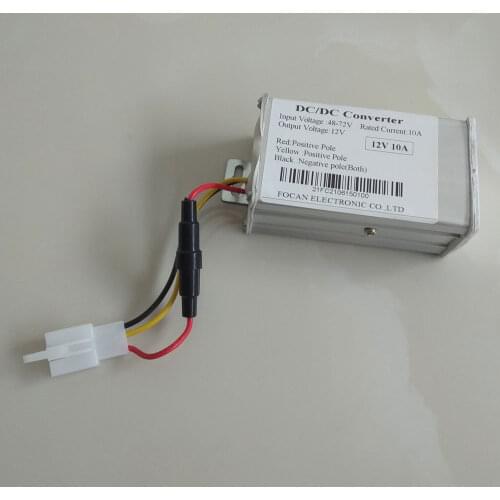 36V/48V/60V/72V 96v To 12V 10A DC Voltage Converter Adapter for Electric Car Vehicle Battery