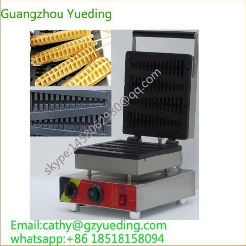 Commercial lolly waffle maker automatic waffle making machine 4pcs christmas trees iron plate cake oven