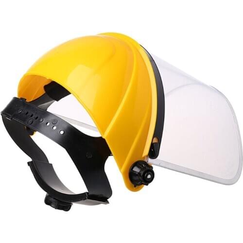 Clear Full Face Shield Safety Helmet Visor Mask For Automotive Construction