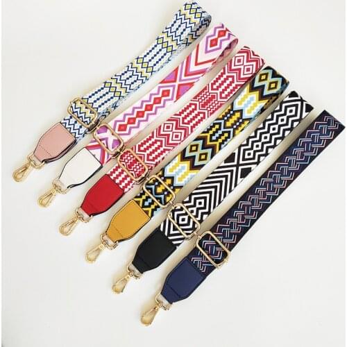 Colorful Women Bag Straps Handbag Belt Wide Shoulder Bag Strap Replacement Strap Accessory Bag Part Adjustable Belt For Bag
