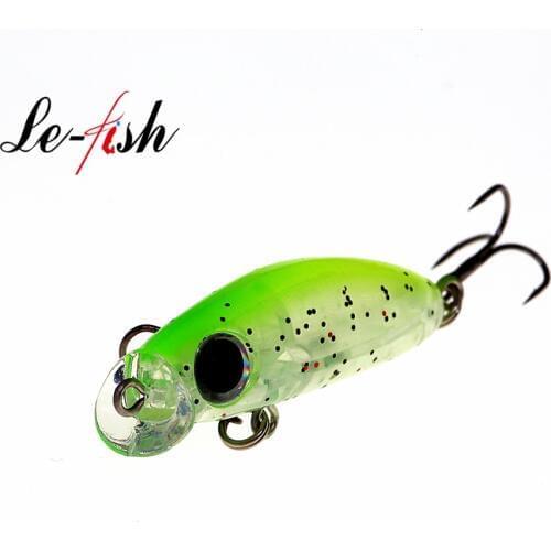 Le fish NEW Arrive Japanese Design Ultra Light Fishing Lure 2.3g 35mm Floating Minnow Mini Hard Bait For Perch Trout Bass