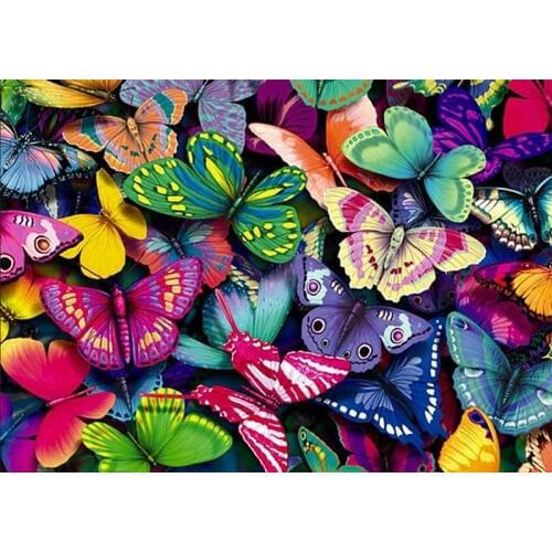 SHANSHIYOUPIN 5D DIY Diamond Painting Butterfly Cross Stitch Diamond Mosaic Diamond Embroidery Painting Home Decor Craft Art