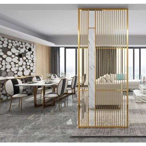 Light Luxury Stainless Steel Screen, Marble Pattern Board Partition, Living Room And Dining Room Decoration SUS 304