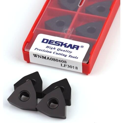 DESKAR100% WNMA080404 WNMA080408 WNMA080412 LF3018 turning tool CNC carbide insert lathe cutting tool for cast iron processing