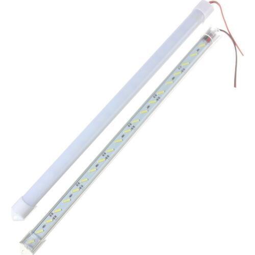 U shell Profile 8520 LED rigid Strip 50cm 36leds led strip bar for cabinet closet kitchen with cover double chip supper bright