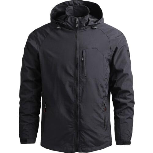 YOUYEDIAN Hooded Jackets For Men