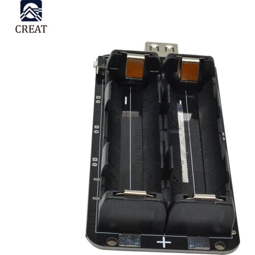 ESP8266 ESP32 ESP32S WeMos 2x18650 Batteries Charger Shield V8 5V 2.2A Micro USB/Type-C Output for Arduino Power Bank