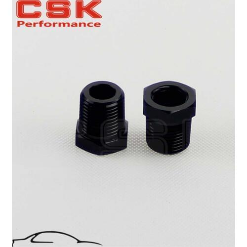2pcs 1/2" Male x 3/8" Female NPT Thread Reducer Hex Bushing Pipe Fitting Alloy