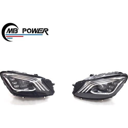 2019 high quality S class w222 S63 S65 headlamp for W222 S320 S400 S500 S600 S63 S65 LED headlamp plug and play