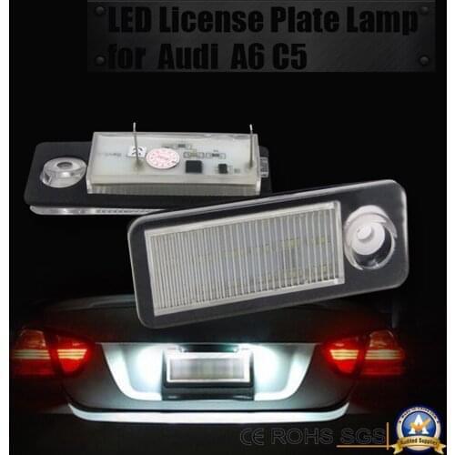 Car Led License Plate Light Number Plate Lamp For Audi A3 A4 S4 RS4 B6 B7 A6 RS6 S6 C6 A5 S5 2D Cabrio Q7 A8 S8 RS4 Avant