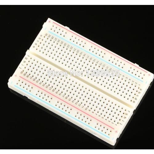Free Shipping High Quality 20PCS/Lot mini bread board / breadboard 8.5CM x 5.5CM 400 holes for Arduino