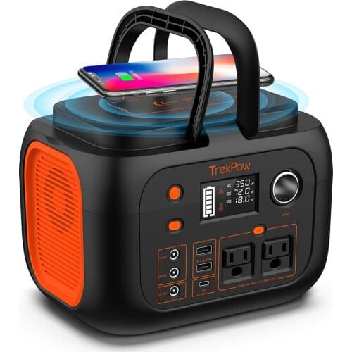 110V-350W solar Generator battery wireless Charger 80000mAh Portable Solar Power Station Outdoor Energy Power Supply 296wh