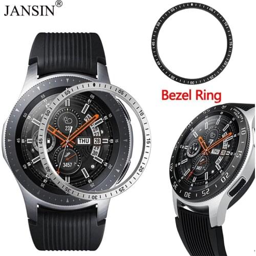 Stainless Steel Bezel For Samsung Galaxy Watch 46mm Bezels Ring Adhesive Cover Anti Scratch bezel For Samsung Galaxy Watch 46mm