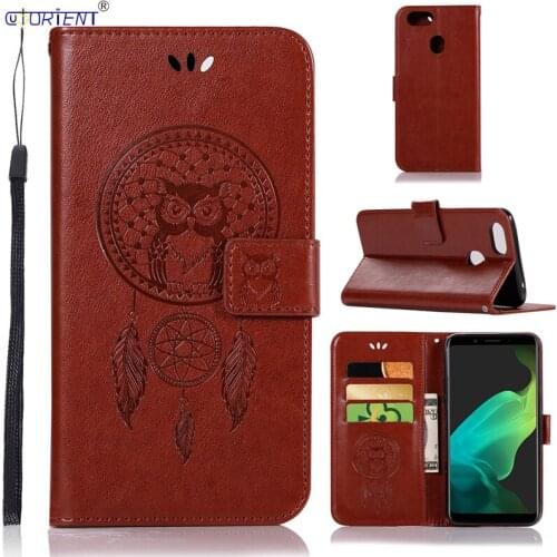 CUSORIENT Leather Bumper Cover For OPPO F5 Fashion Flip Wallet Fitted Case OPPOF5 OPF5 Card Slot Phone Bag