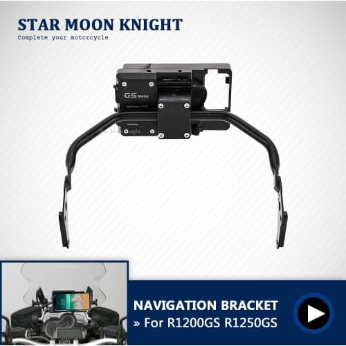 For BMW R1250GS ADV LC R1250 GS R1200GS R1200 R 1250 Adventure 2019 2020 Motorcycle Mobile Phone Navigation Bracket Support 12MM