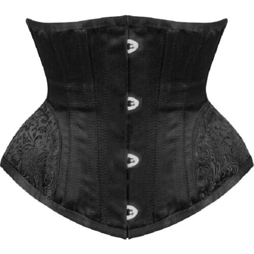 Waist trainer Gothic Underbust Corset and Waist cincher steampunk Bustiers Top Workout Shape Body sexy lingerie Slimming Belt