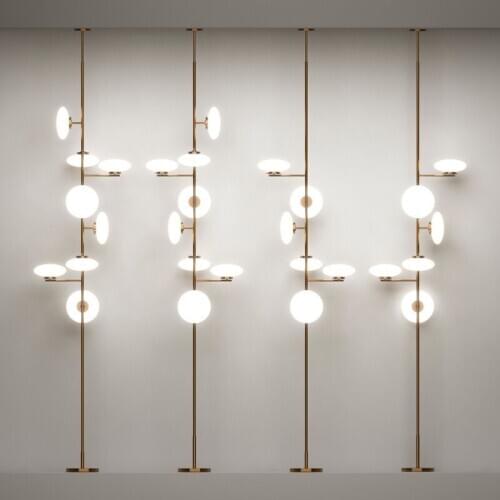 Nordic cream floor lamp creative personality Modern minimalist living room bedroom study model room Hotel luxury lamps