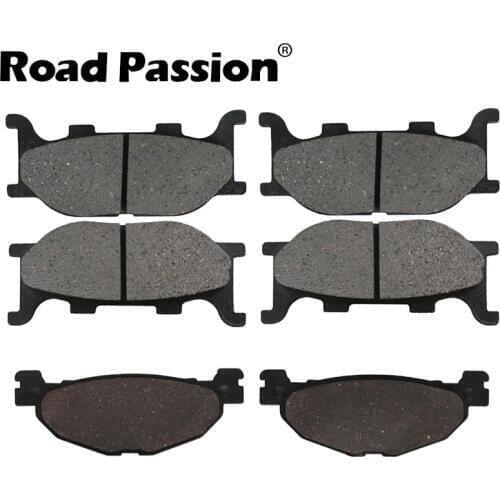 Road Passion Motorcycle front and rear brake pads for YAMAHA XP500 XP 500 T-Max Tmax 500 2004 -2007 YP400 YP 400 Majesty 400