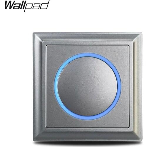 Wallpad L6 P70 Grey 1 2 3 4 Gang Wall Light Switch Curtain Momentary Switch Sensor Step Light Circle LED Indicator