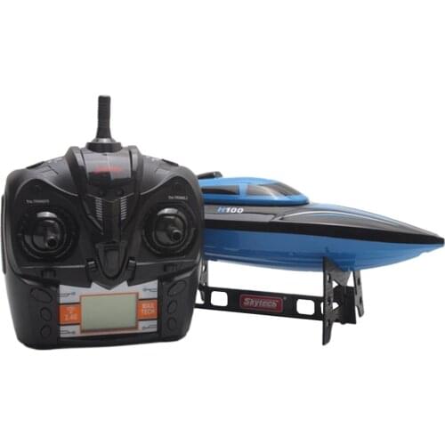 H100 2.4G Water Cooling High Speed RC Boat Remote Radio Control Racing Speed Boat With LCD Screen Gift For Kids