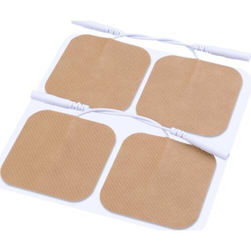 Pelvifine TENS Massage Unit khaki Electrodes Pads 5x5 10Pcs 20pc 40pc Replacement Pads Electrode Patches For Electrotherapy