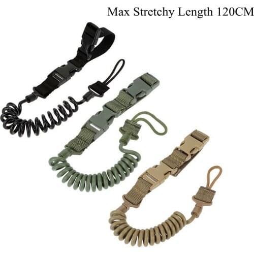 Tactical Spring Gun Rope Two Point Rifle Sling Adjustable Hunting Gun Strap For Hunting Accessories