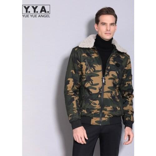 YueYueAngel Mens Camouflage Jackets