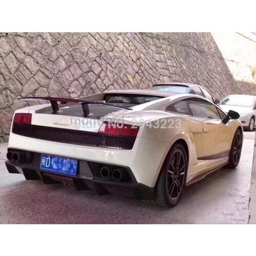 For Lamborghini Gallardo LP540/LP550/LP560 2007-2014 Real Carbon Fiber Rear Trunk Boot Lip Spoiler Wing Decoration