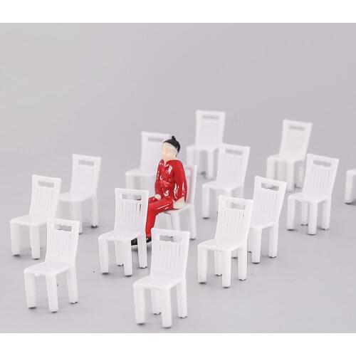 1:50 Scale Model Chair Indoor Mini Furniture For Building Materials Construction Landscape Scenery Layout