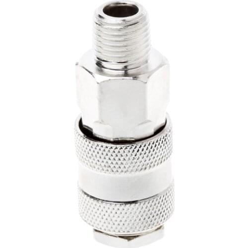 1 Pc Euro Air Line Hose Connector Fitting Female Quick Release 1/4 Inch BSP Male Dropship