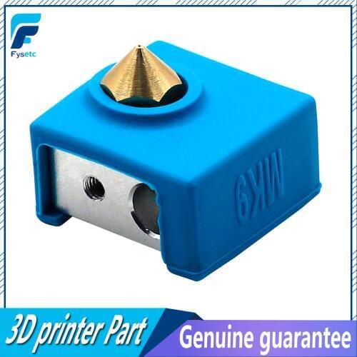 1PC MK9 Silicone Socks Heater Block Cover Silicone Insulation For Replicator Anet Prusa i3 Tronxy x5s MK7/MK8/MK9 CR-10