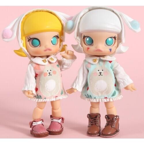 2020 strap dress clothe set for Obitsu11 OB11 1/12 doll OB11 Doll gsc molly available for cu-poche OB11 accessories doll