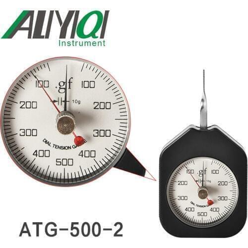 500g Dial Tension Gauge Tensionmeter Force Gauge Double Pointers (ATG-500-2)Tensiometro