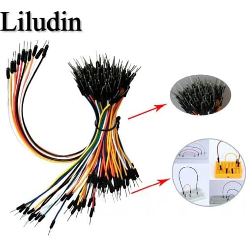 65pcs/Lot New Solderless Flexible Breadboard Jumper wires Cables Bread plate line