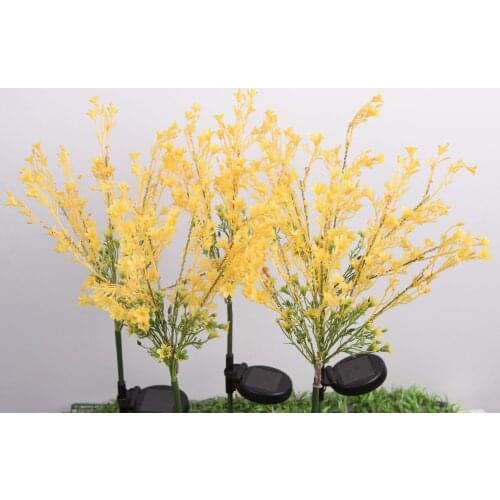 70cm Long LED Solar Light Rape Flower Lawn Lamp Outdoor Waterproof Garden Courtyard Park Corridor Decorative Lighting Solar Lamp