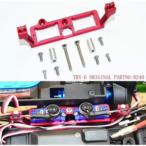 ALUMINUM F&R GEAR BOX 2-SPEED DIFF LOCK SERVO MOUNT TRAXXAS TRX-4 82056-4 TRX4034FR 8240