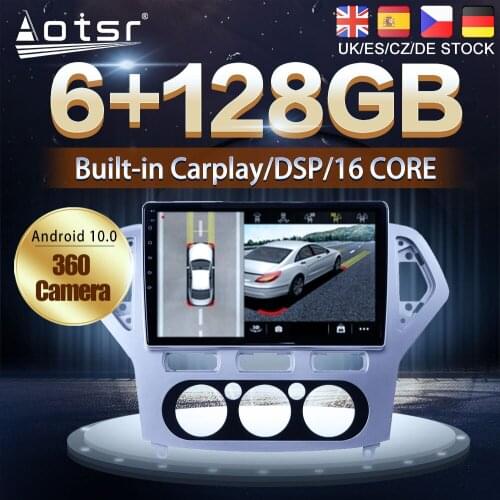 Android 10 128G For Ford Mondeo 4 2006 2007 - 2010 Car DVD GPS Navigation Auto Radio Stereo Multimedia Player HeadUnit No 2din