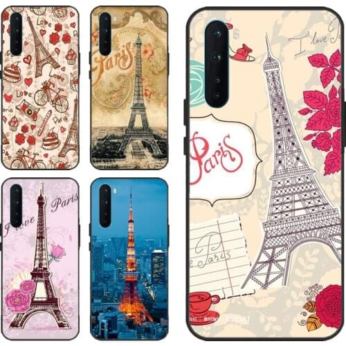Love Paris Eiffel Tower France Case For OPPO Realme 8 Pro GT Neo C3 C21 C15 Q3 6 7 Pro Cover For Oneplus 8T 9R Nord 9 Pro