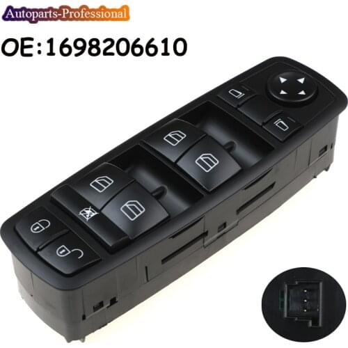 Electric Power Window Control Switch For Mercedes Benz B-Class W245 A-Class W169 2005 2006 2007 2008 2009 A1698206610 1698206610