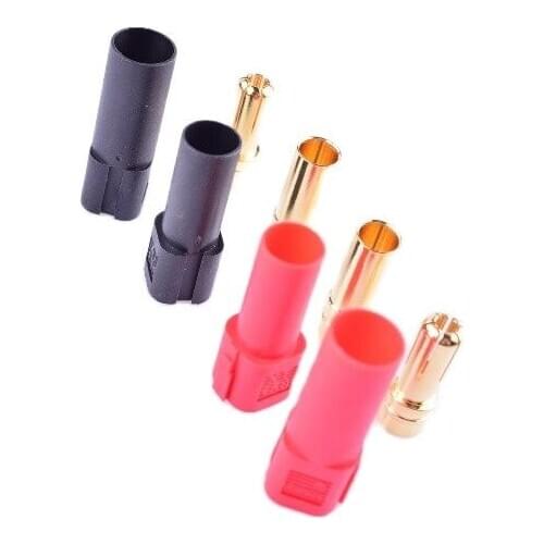 1 Set 4pcs Amass XT150 connector Jack gold 6mm Large Current Connector with housing for RC Motor ESC