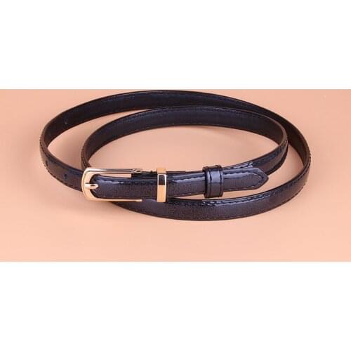 Leather Belt Trend Small Pin Buckle Belt New Fashion Wild Thin PU Ladies Belt Width Buckle Length Belts Material Style Gender